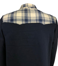 Carica l&#39;immagine nel visualizzatore di Gallery, Camicia Felpa Blu Navy  Scozzese
