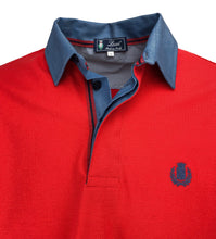 Carica l&#39;immagine nel visualizzatore di Gallery, POLO Piquet Camicia  Uomo Rossa Jeans
